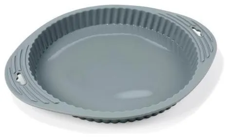 Funktion Pie dish Round grey silicone